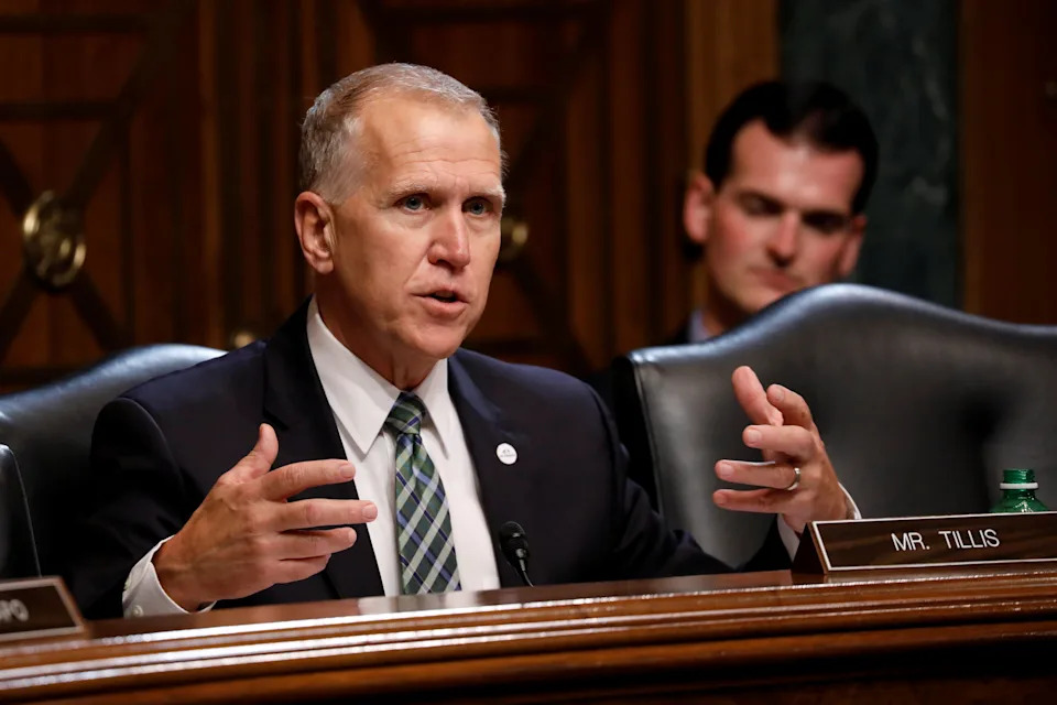 The North Carolina Senate race opened up after Republican incumbent Thom Tillis, a noted adversary of President Trump, announced he would not seek reelection. / REUTERS/Aaron P. Bernstein