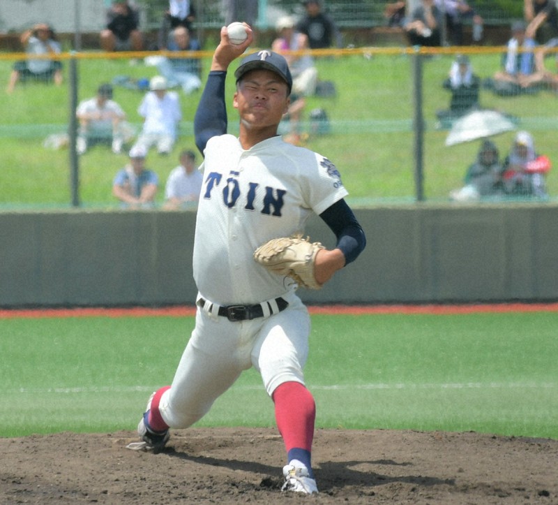 マウンドでの笑顔一転…大阪桐蔭・中野主将、涙の感謝で球場後に