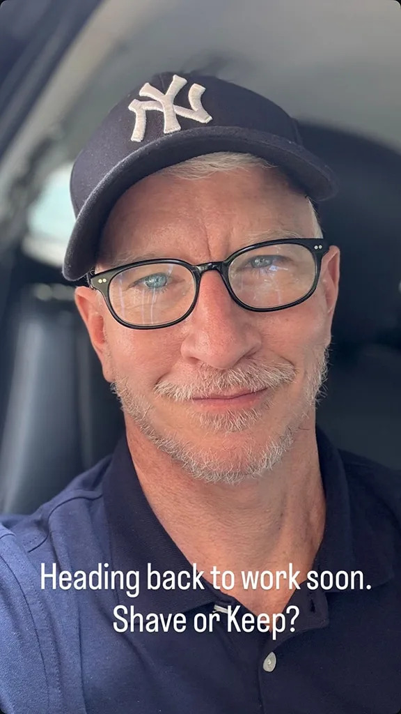 Anderson Cooper’s New Look Will Make You Do a Double Take