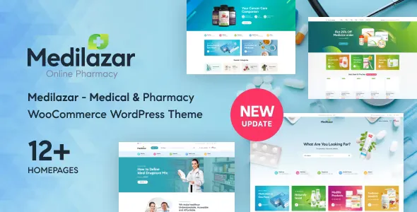 Medilazar - Pharmacy Medical WooCommerce WordPress Theme v1.2.9