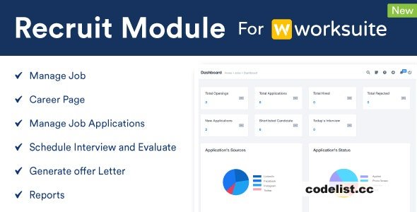 Recruit Module For Worksuite CRM v2.1.6