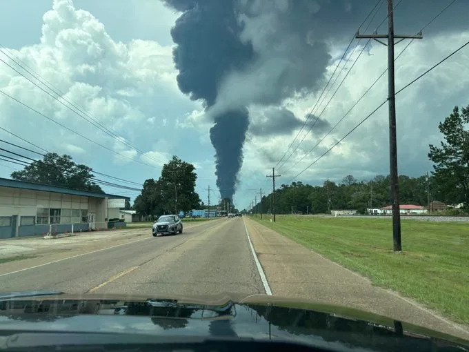 A mandatory evacuation has been ordered in Roseland, Louisiana, after an explosion on Friday, Aug. 22.