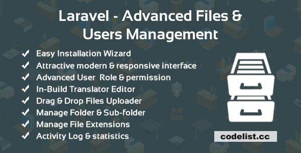 Laravel v2.0.2 - Advanced Files & Users Management