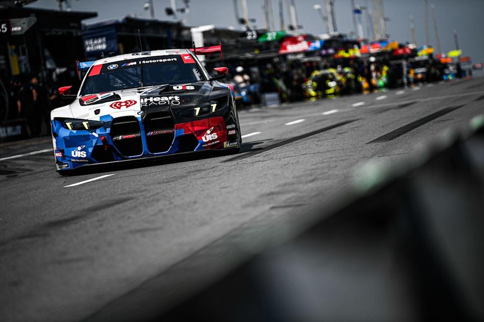 #1: paul miller racing, bmw m4 gt3 evo, gtd pro: madison snow, neil verhagen