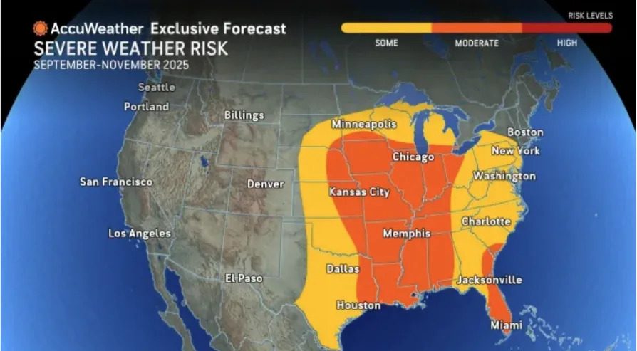 While powerful storms are forecasted in parts of Texas, like Dallas and Houston, the western part of the state and panhandle is expected to be on the quiet side, according to AccuWeather.