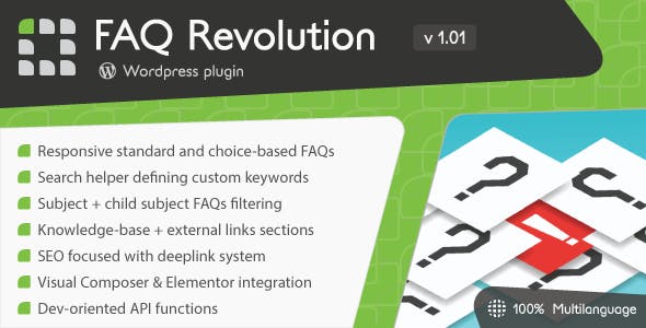 FAQ Revolution v1.11 - WordPress Plugin