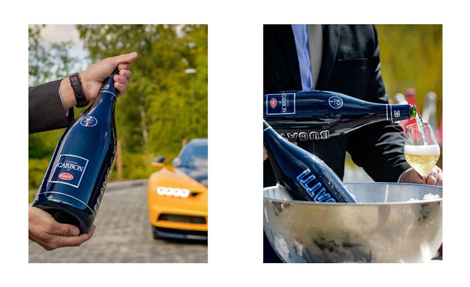 bugatti champagne carbon