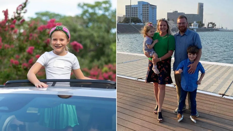 Renee Smajstrla (left) and Reece, Paula, Lyle and Holland Zunker (right) were all victims of the Texas floods. - Shawn Salta/Reece Zunker Facebook