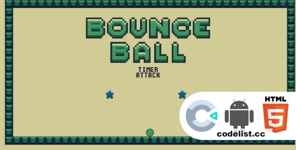 Bounce Ball (Timer Attack) v1.0 - HTML5 Game - Construct3