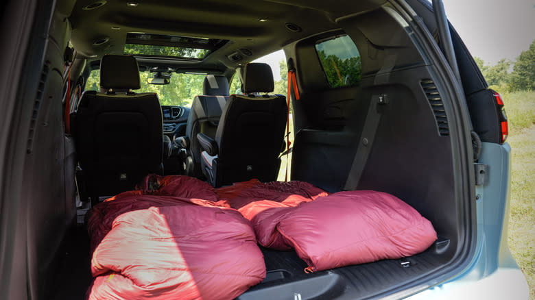 Chrysler Pacifica Grizzly Peak Concept cargo sleeping area