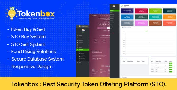 Tokenbox v1.0 - Best Security Token Offering Platform (STO) - nulled Tokenbox v1.0 - Best Security Token Offering Platform (STO) - nulled