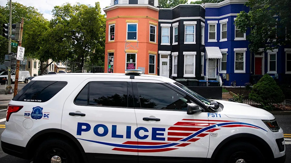 A Metropolitan Police Department car in Washington DC