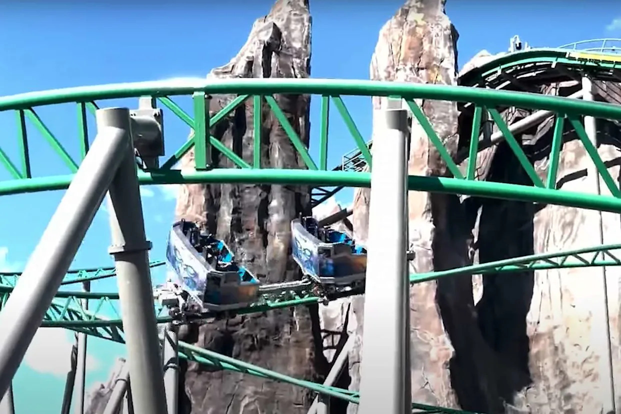 ABC4 Utah/YouTube Primordial rollercoaster at Lagoon Amusement Park in Utah