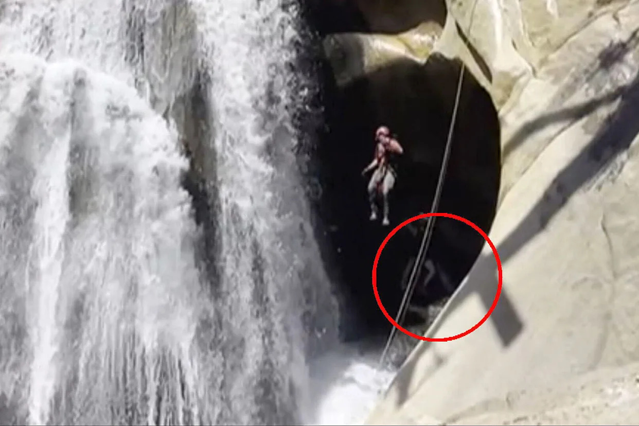 Climber survives 2 days behind California waterfall before he's rescued by helicopter