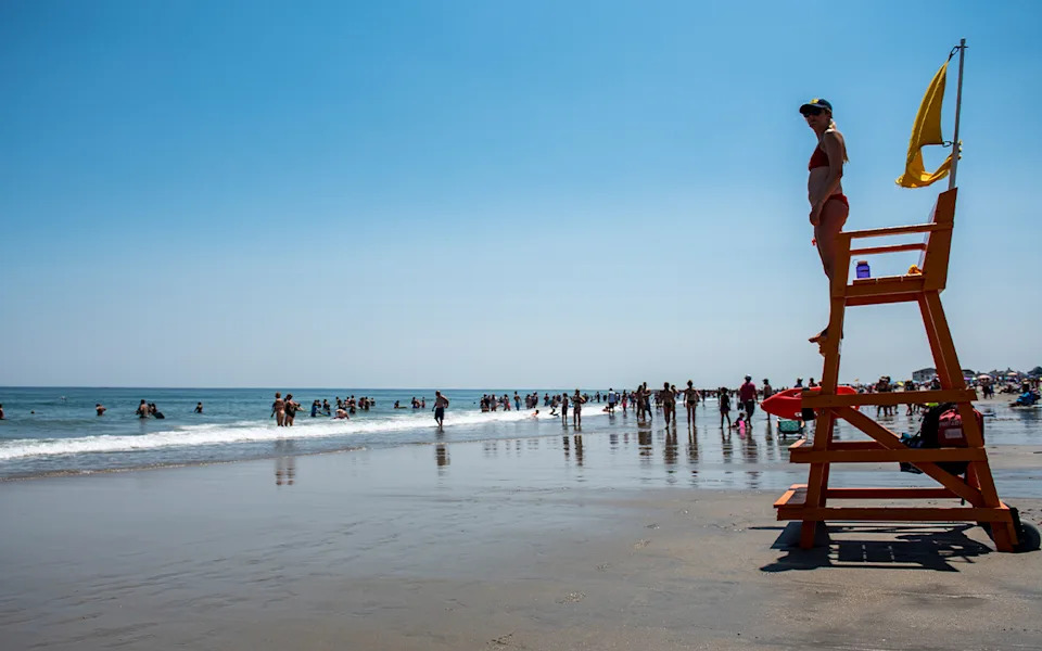 Beach safety at Hampton Beach, NH