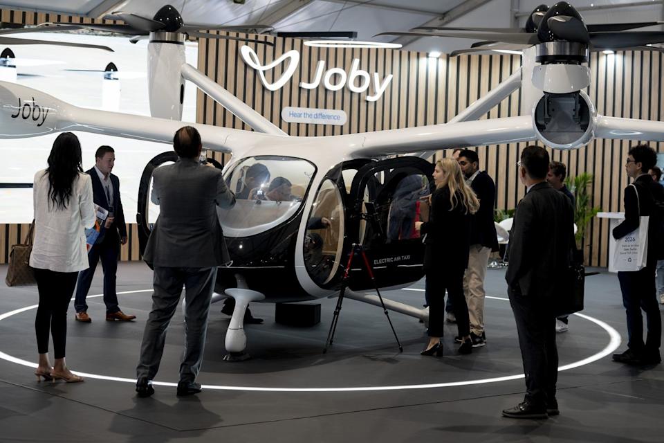 joby air taxi at farnborough airshow
