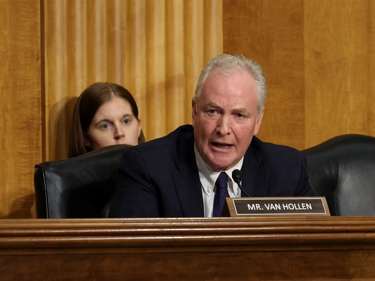 Van Hollen accuses Trump of pay-to-play on chips