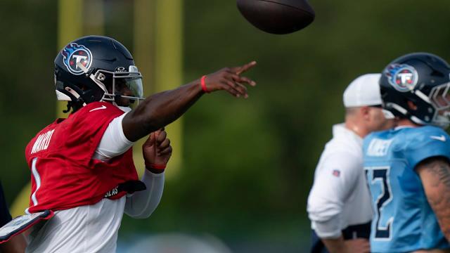 Cam Ward calls Titans offense 'very mid right now,' takes accountability for unit's training camp struggles
