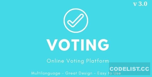 Voting v3.0 - Online Voting Platform Voting v3.0 - Online Voting Platform
