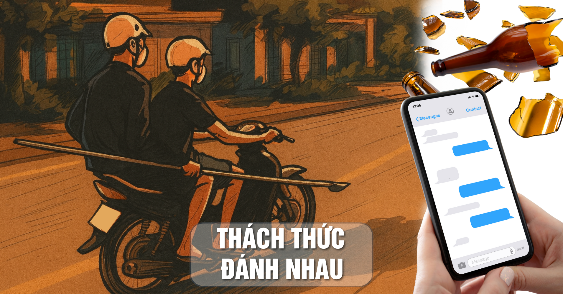 Hai nhóm thanh niên gây đêm kinh hoàng, vô cớ tấn công người đi đường ở Hà Nội