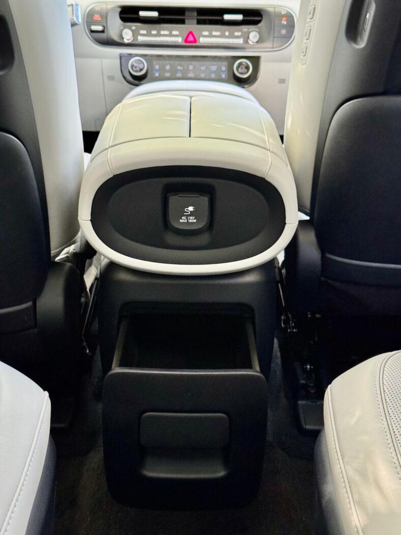 The rear center console in the 2026 Hyundai Palisade