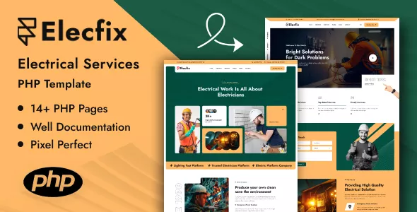 Elecfix - Electrical Services HTML Template