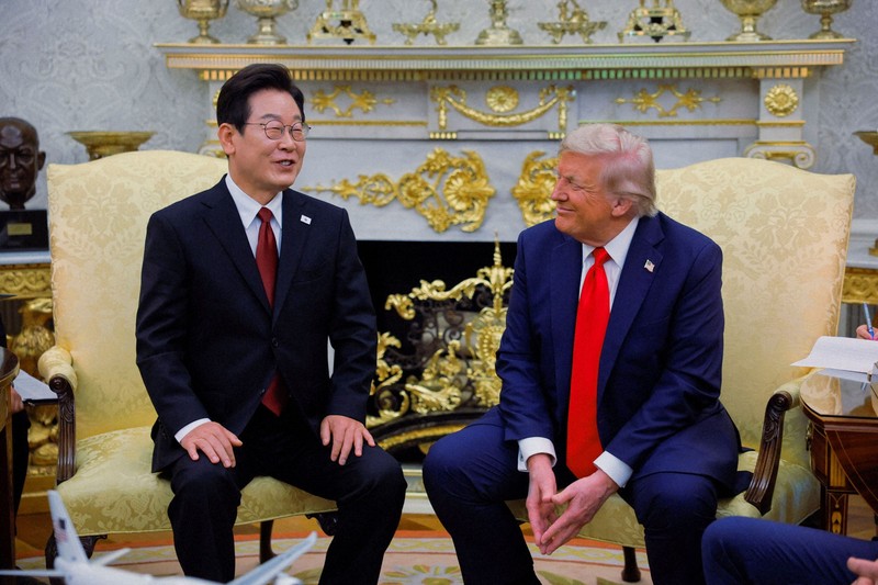 トランプ米大統領、北朝鮮の金総書記との年内会談に意欲　韓国と連携