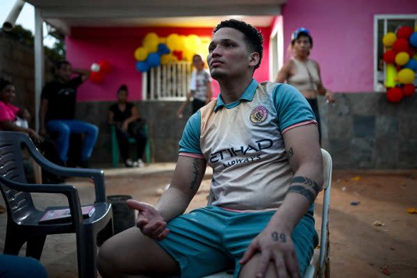 Mervin Yamarte, venezolano que viajó a EU y fue deportado a una cárcel de Bukele