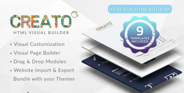 Creato - HTML Page Builder Creato - HTML Page Builder