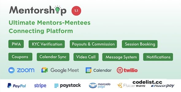 Mentorship v1.1 - Ultimate Mentors Mentees Connecting Platform - nulled