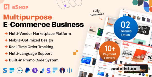 eShop Web v2.10.5 - Multi Vendor eCommerce Marketplace / CMS - nulled