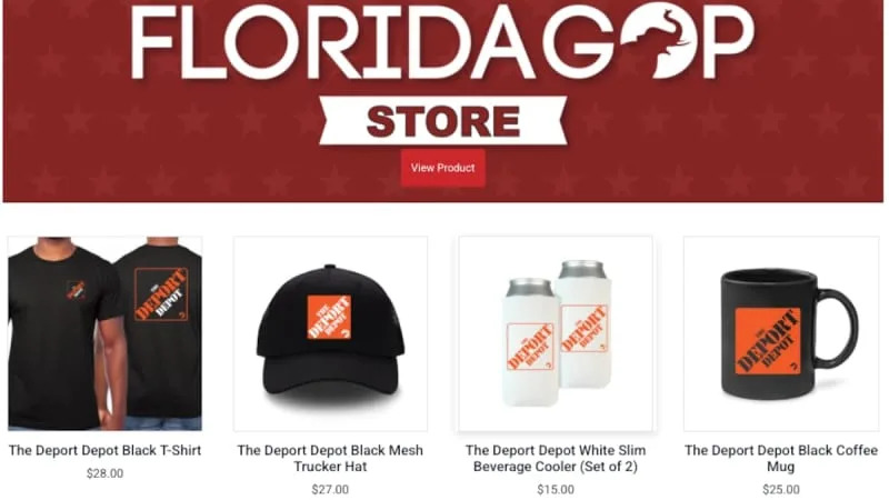 Home Depot objects to Florida Republicans’ new immigration merch