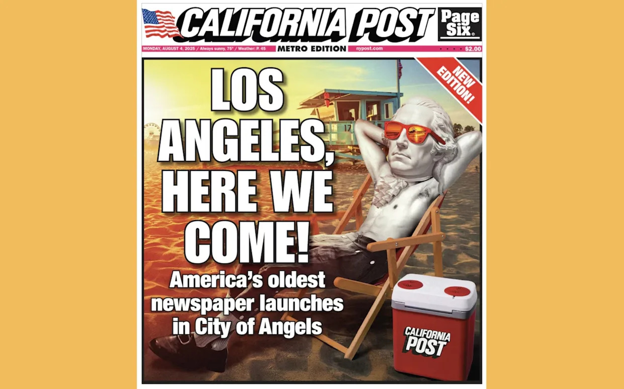 Murdoch to launch California version of New York Post