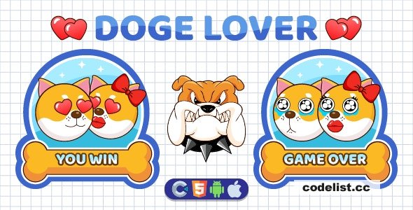Premium Doge Lover - HTML5 Game, Construct 3