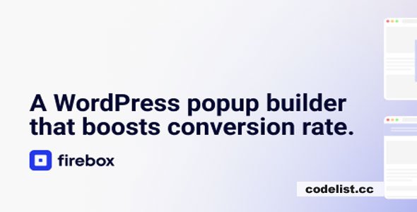 FireBox Pro v2.0.13 - A WordPress Popup Builder that boosts conversion rate