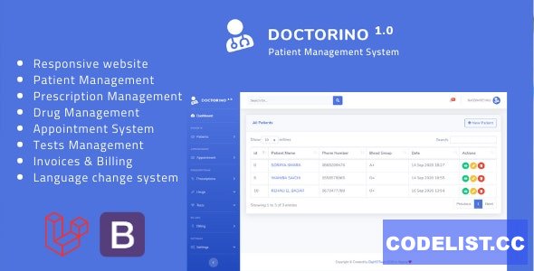 Doctorino v1.0 - Doctor Chamber Management System