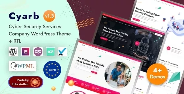 Cyarb - Cyber Security Services Company WordPress Theme v1.3