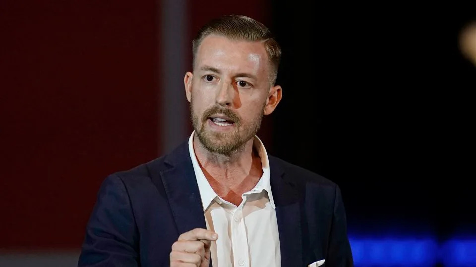Ryan Walters, pictured in Oklahoma City, Oklahoma in November 2022. - Sue Ogrocki/AP/File