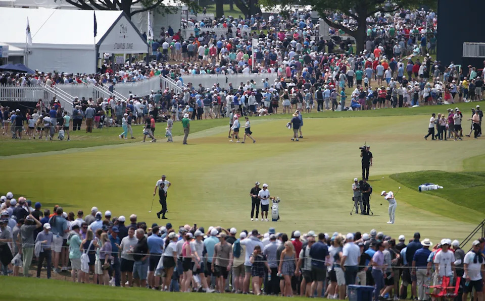 PGA tour spectator was 'violently' hit by golf cart at Oak Hill, lawsuit says