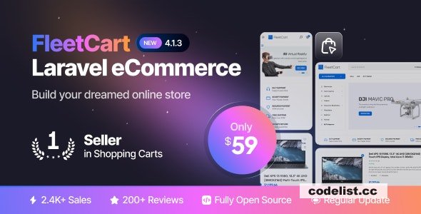 FleetCart v4.6.0 - Laravel Ecommerce CMS - nulled