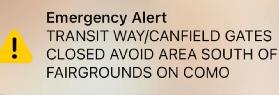 'All clear' given after robbery spree sparks alert near Minnesota State Fairgrounds