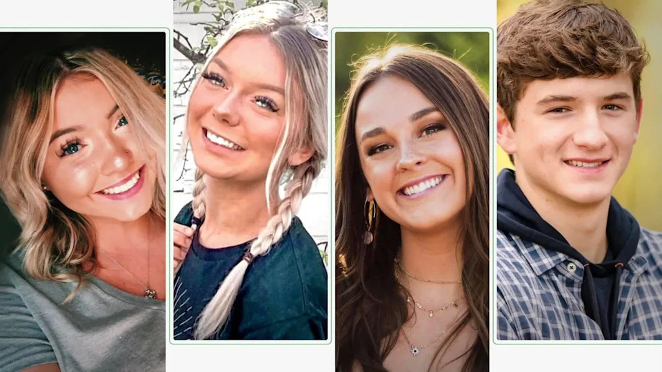 From left: Kaylee Goncalves, Maddie Mogen, Xana Kernodle and Ethan Chapin.
