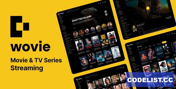 Wovie v5.1.0 - Movie and TV Series Streaming Platform