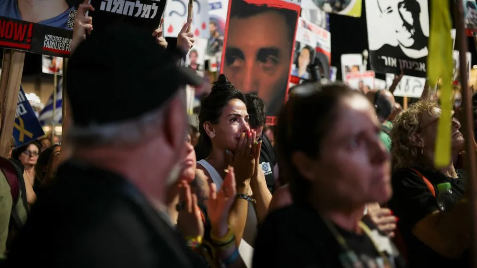 A majority of Israelis favor any kind of deal that would bring the hostages home and end the war. - Shir Torem/Reuters