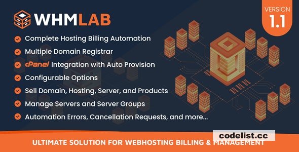 WHMLab v2.1 - Ultimate Solution For WebHosting Billing And Management - nulled