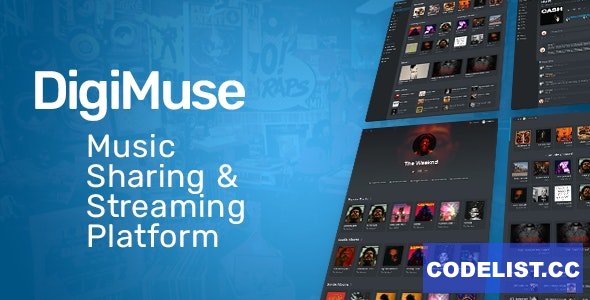 DigiMuse v1.12 - Music Streaming Platform