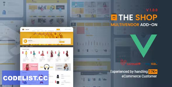 The Shop Multivendor Add-on v1.0