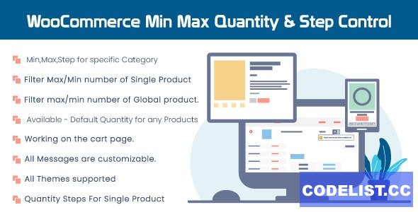 WooCommerce Min Max Quantity & Step Control v1.8.7