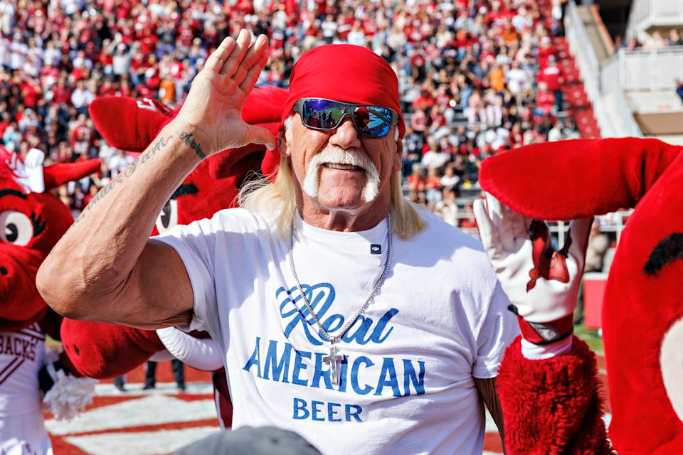 Hulk Hogan. (Photo by Wesley Hitt/Getty Images)