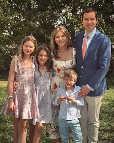 Jenna Bush Hager/Instagram Jenna Bush Hager and husband Henry Hager with their kids Mila, Poppy and Hal.